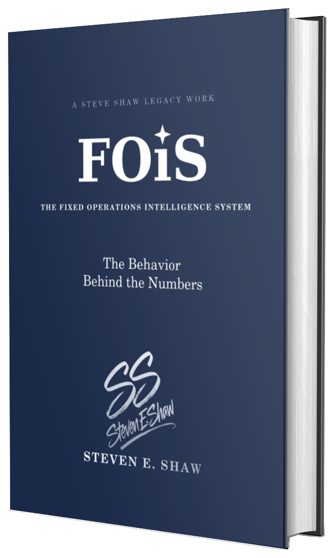 FOiS — The Behavior Behind the Numbers, hardcover book by Steven E. Shaw